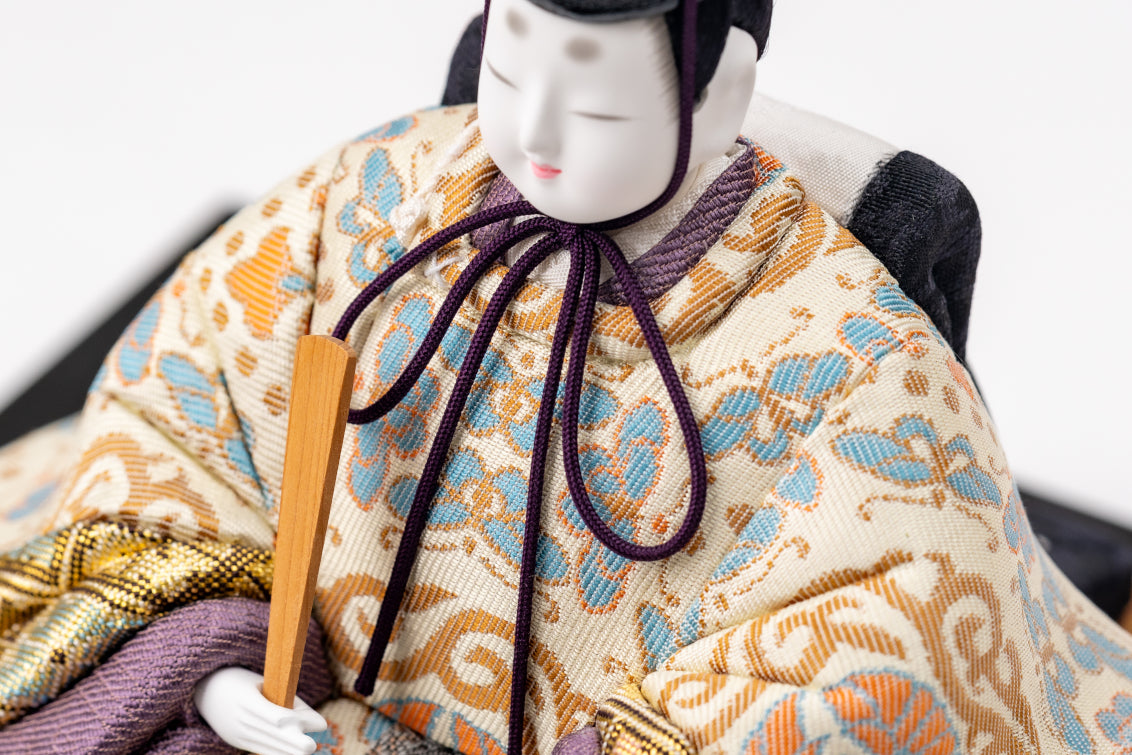 お雛様セット 花園雛
本金佐賀錦衣裳